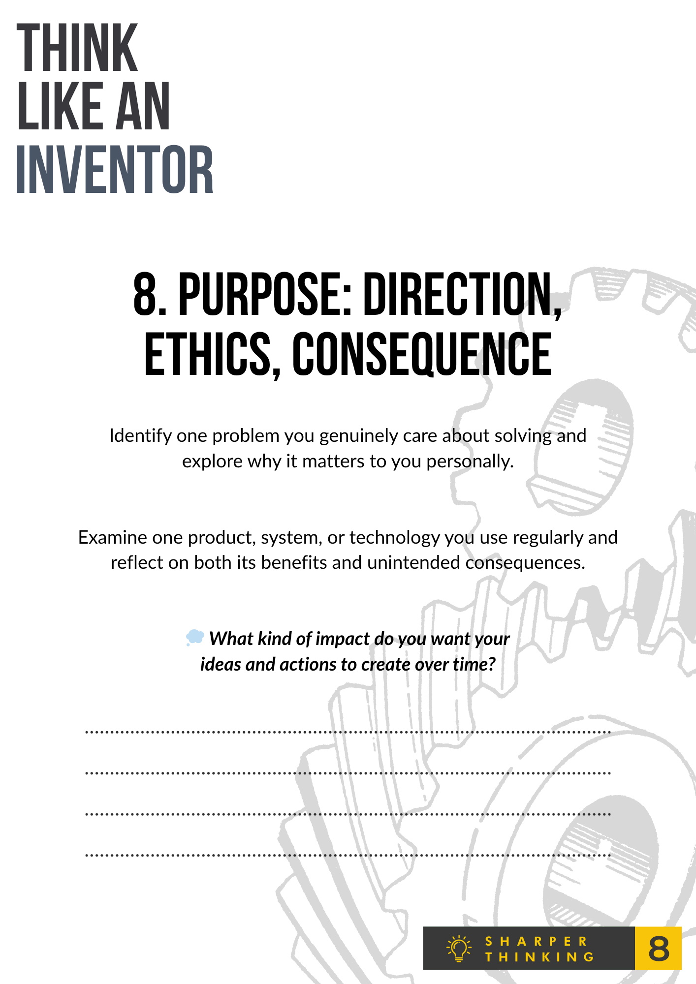 Think Like an Inventor study guide page 10 preview